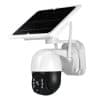 Cámara Seguridad Solar 4k Exterior Wifi Ptz Doble Lente Led