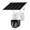 Cámara Seguridad Solar 4k Exterior Wifi Ptz Doble Lente Led