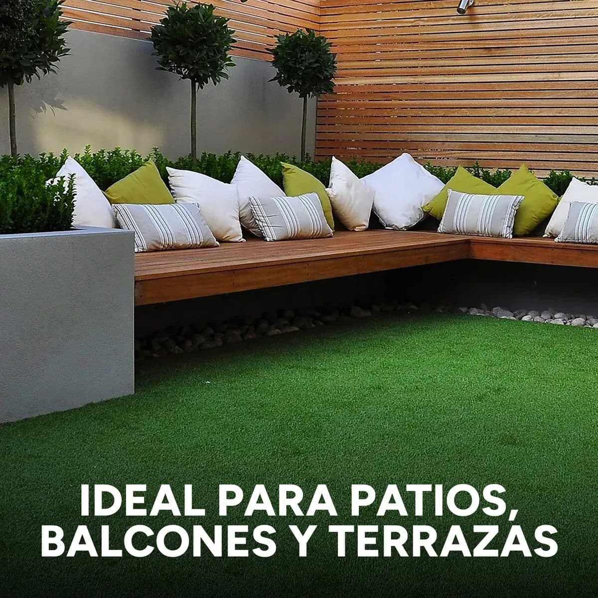 Césped Sintético 10 M2 Pasto Artificial Rollo Decoración