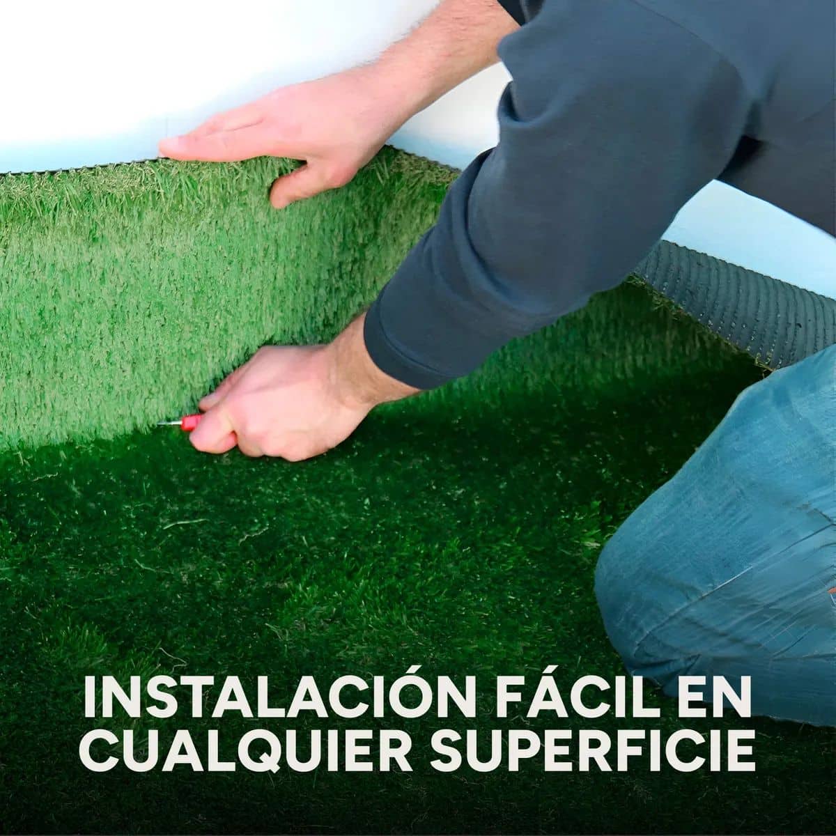 Césped Sintético 30 M2 Pasto Artificial Rollo Decoración 2cm