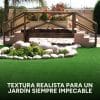 Césped Sintético 50 M2 Pasto Artificial Rollo Decoración 2cm