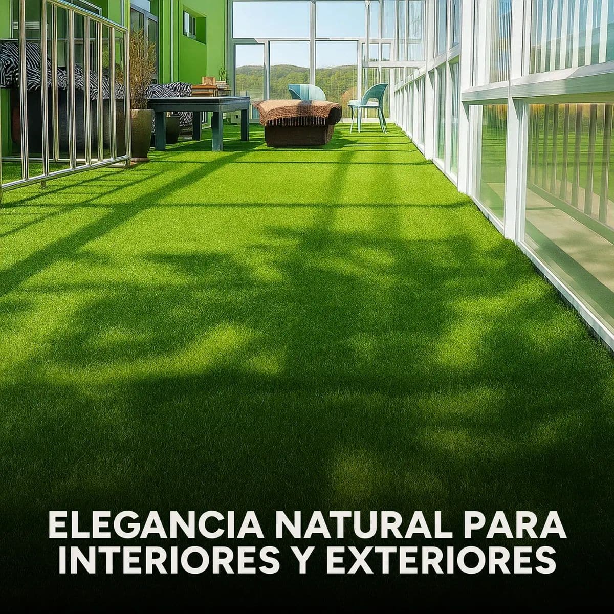Césped Sintético 50 M2 Pasto Artificial Rollo Decoración 3cm