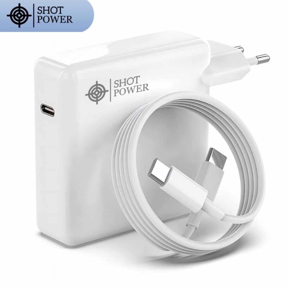 Cargador Compatible Notebook APPLE SHOT POWER 96W Tipo-C
