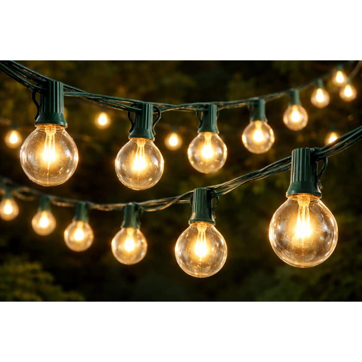 Copia - Guirnalda Guia De Luces Patio Jardín Luz Calidad Led Luces Amarillo
