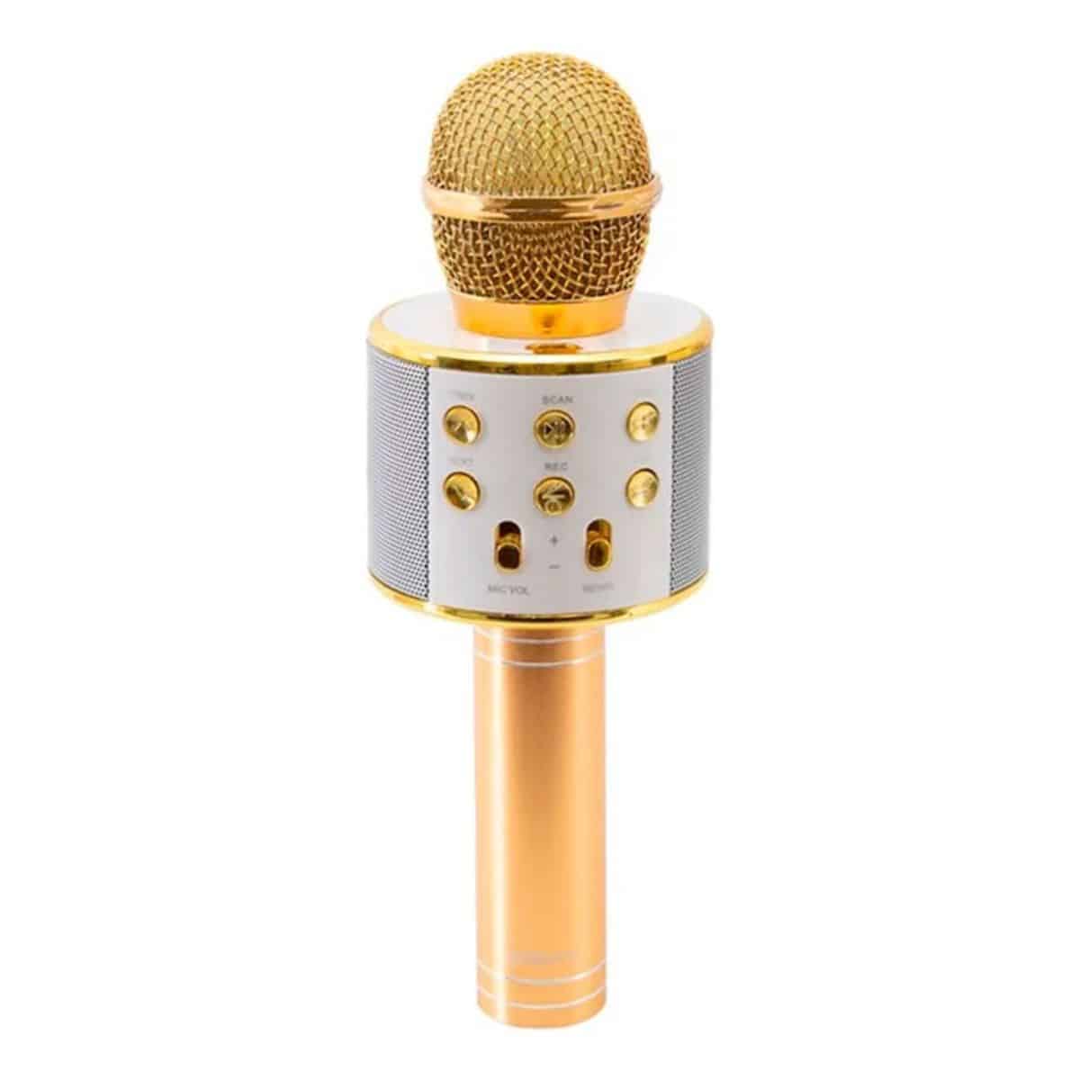 Copia - Microfono Karaoke Bluetooth altavoz Ws 858 Color Azul
