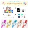 Copia - Microfono Karaoke Bluetooth altavoz Ws 858 Color Dorado