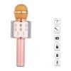 Microfono Karaoke Bluetooth altavoz Ws 858 Color Rosa Chicle