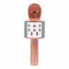Microfono Karaoke Bluetooth altavoz Ws 858 Color Rosa Chicle