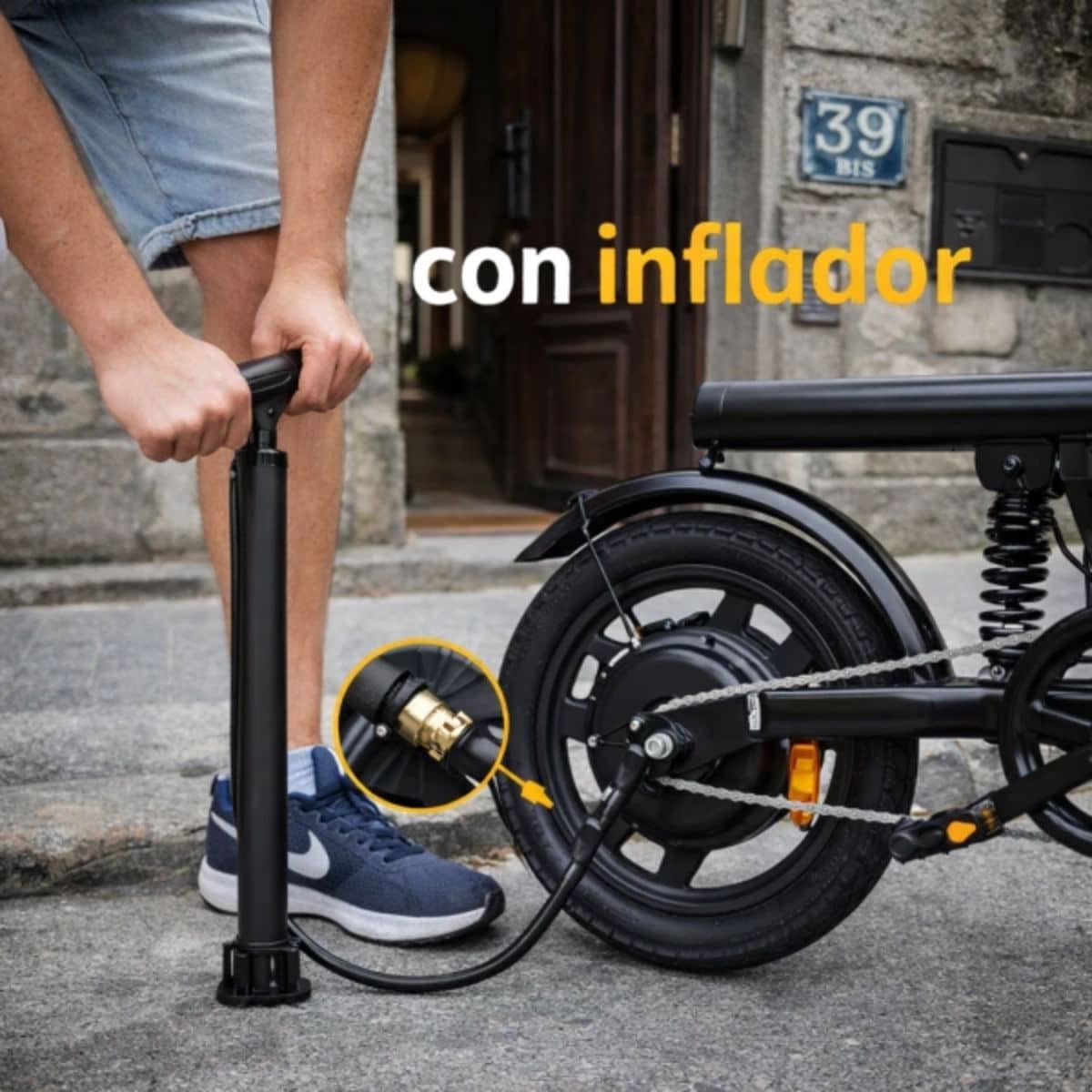 Bicicleta Eléctrica Luxor Eb9 Rodado 16'' 500w 120kg