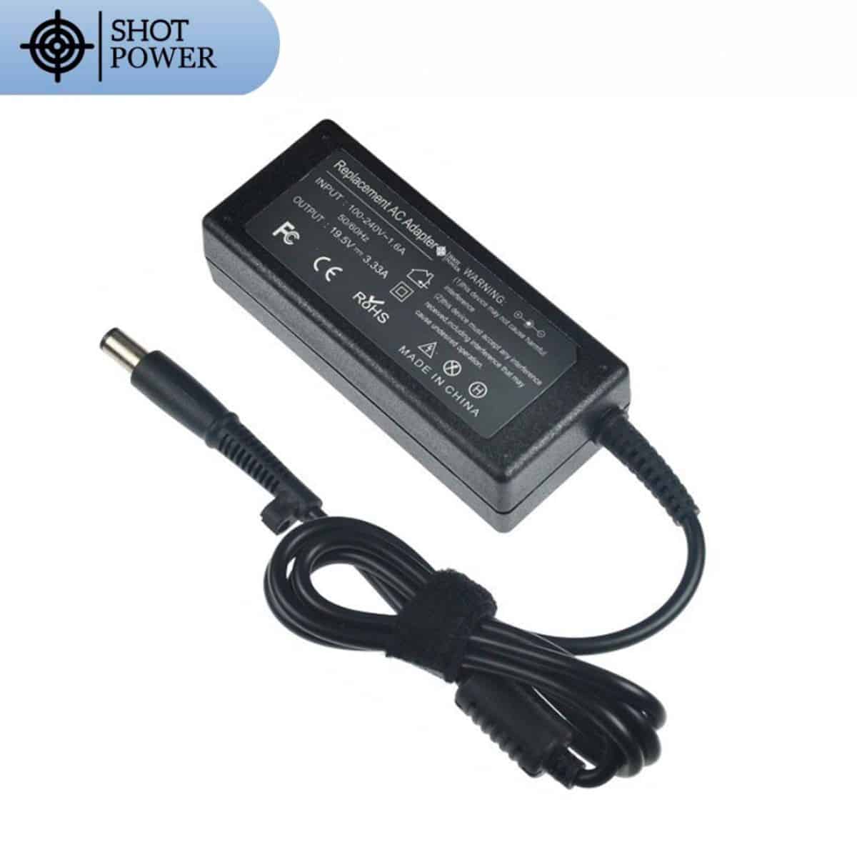 Cargador Compatible Notebook HP Compa SHOT POWER 65W 7,4x5mm