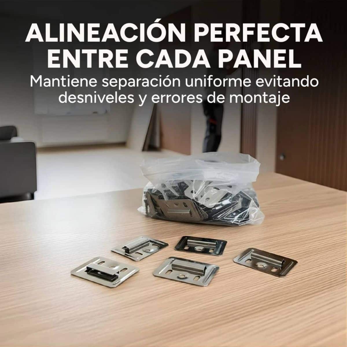 Copia - Clips De Fijación Para Panel de Revestimiento WPC Pack X 10 Unidades