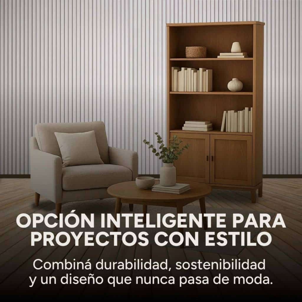 Copia - Pack X100 Wpc Wall Panel Lambrin 290x16.7cm BLANCO HUESO