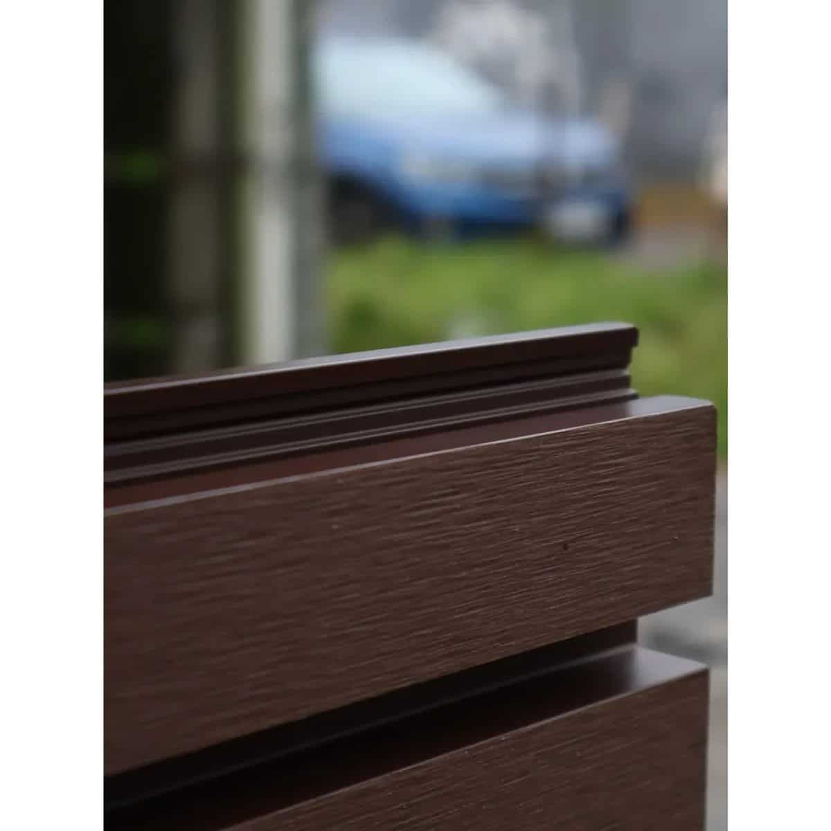 Copia - Pack X10 Revestimiento Exterior Wpc 3d Pared Decorativo Simil Madera NOGAL