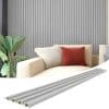 Copia - Pack X10 Wpc Wall Panel Lambrin 290x16.7cm Gris Oscuro