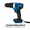 Copia - Taladro Profesional de alta potencia 13mm con 2 Baterias, Cargador y Maletin