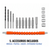 Copia - Taladro Profesional de alta potencia 13mm con 2 Baterias, Cargador y Maletin
