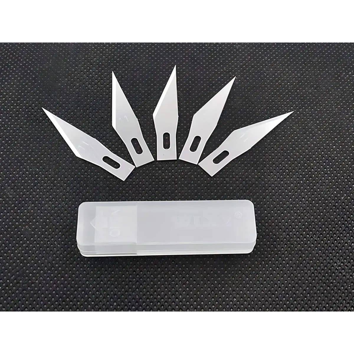 Copia - Trincheta Profesional Cortante D Precisión De Aluminio Con 5 Cuchillas PLATEADO