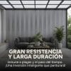 Copia - Wpc Revestimiento Simil Madera Lambrin 2.90x16.7 Gris Oscuro Gris Oscuro