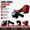 Kit Profesional de Taladro 13mm + Amoladora con 2 Baterias