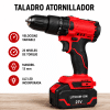 Kit Profesional de Taladro 13mm + Amoladora con 2 Baterias
