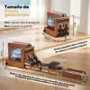 Maquina Simulador Remo De Agua Plegable Madera 158kg