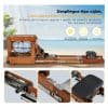 Maquina Simulador Remo De Agua Plegable Madera 158kg