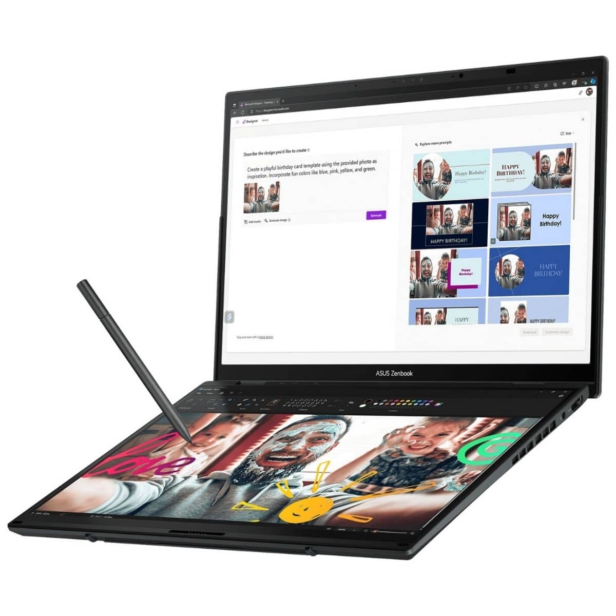 Notebook Asus Zenbook Duo Ultra 9 32GB 1TB SSD 14 Oled Touch