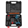 Taladro 10mm con 2 Baterias Percutor, Cargador y Maletin