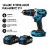 Taladro Profesional de alta potencia 13mm con 2 Baterias