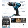 Taladro Profesional de alta potencia 13mm con 2 Baterias