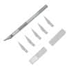 Trincheta Profesional De Aluminio Con 5 Cuchillas PLATEADO