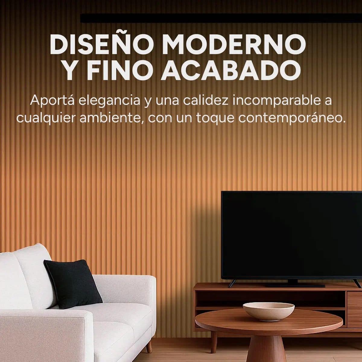 WPC Tabla Wall Panel Lambrin 290x16.7cm Marrón Madera