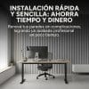 Wpc Revestimiento Simil Madera Lambrin 2.90x16.7 Gris Oscuro
