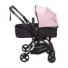 Coche de bebé Bebesit Travel System Vox con cubrepiés - Rosa