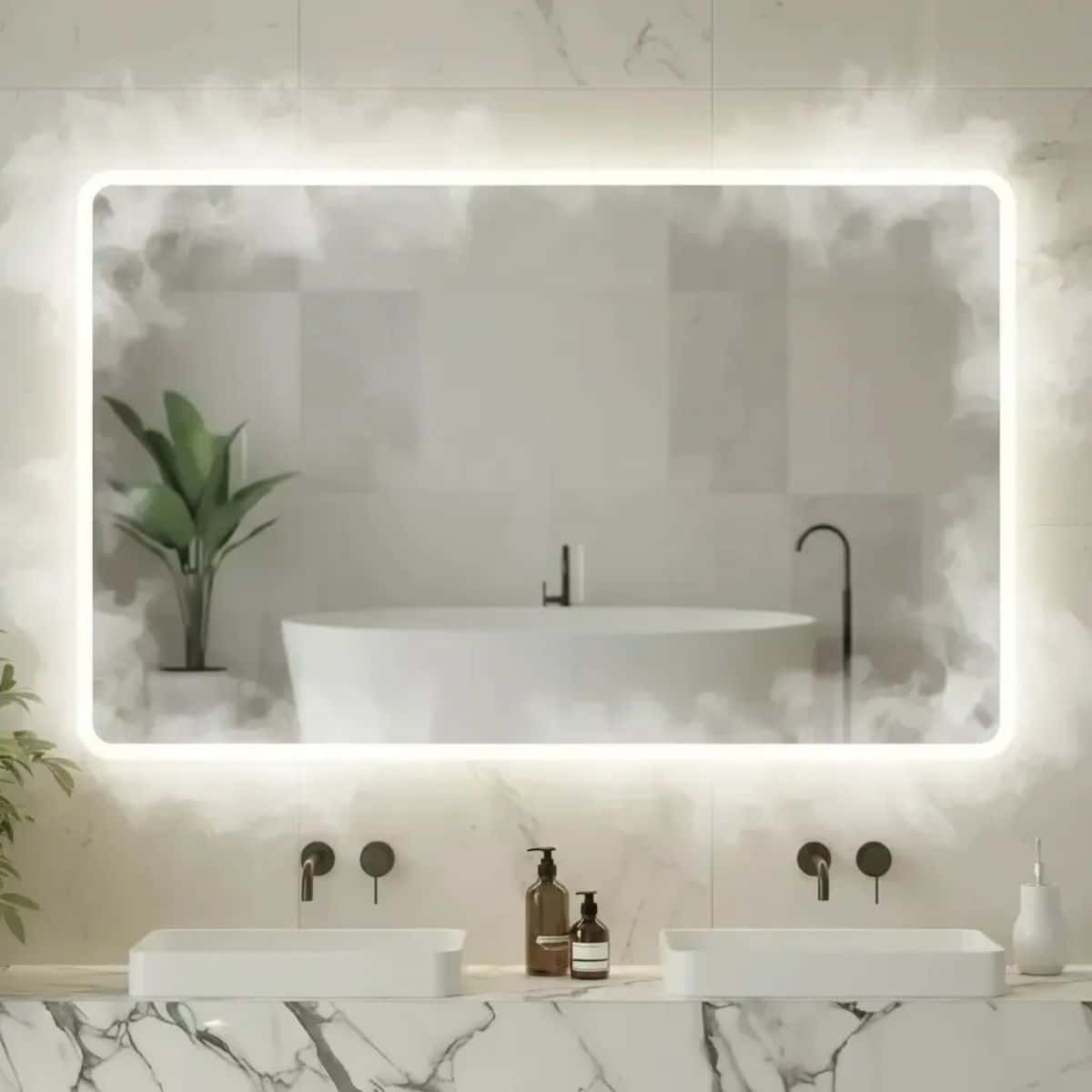 Copia - Espejo De Baño Led 60 X 80cm Led12 Desempañador