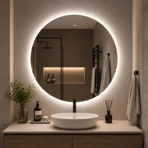 Copia - Espejo Irregular Sin Marco Cuerpo Entero Led 160x50cm