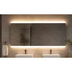 Copia - Espejo Rectangular Con Led Baño Led10 50 X 70 Cm Desempañador
