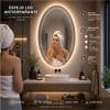 Copia - Espejo Rectangular Con Led Baño Led10 50 X 70 Cm Desempañador