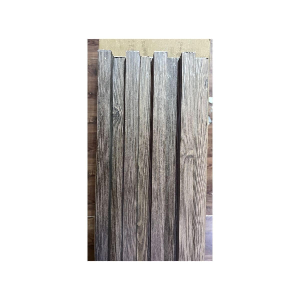 Copia - Pack X100 Wpc Simil Madera Panel Lambrin 290x16 cm Duo Negra/Marron claro MMC90