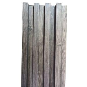 Copia - Pack X10 Wpc Wall Panel Lambrin 290x16 cm Duo Negro/Marron claro MMC90