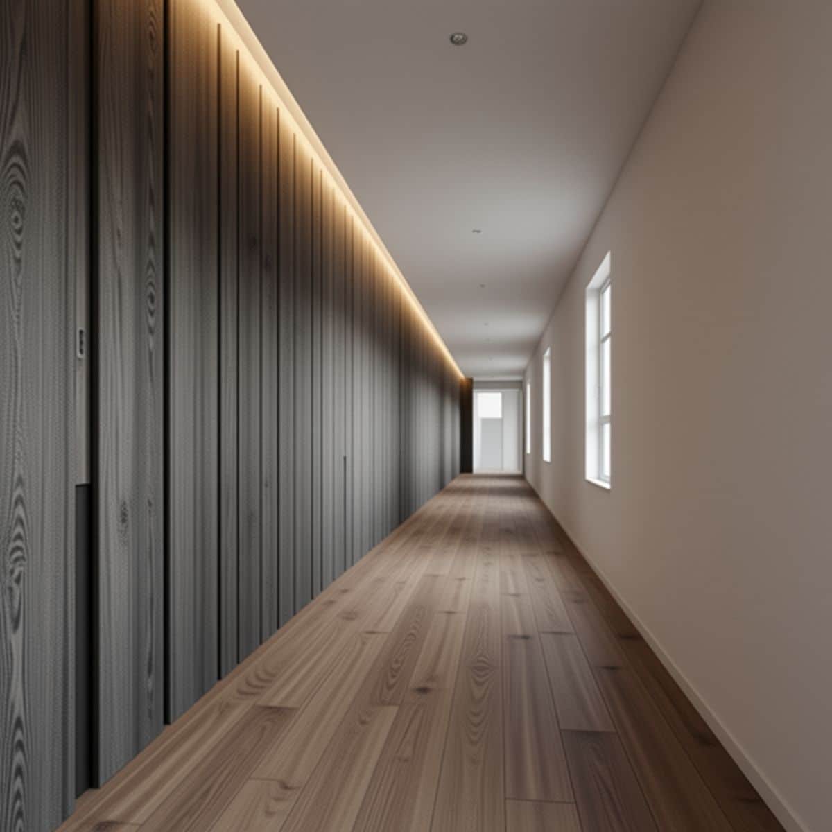 Copia - Pack X10 Wpc Wall Panel Lambrin 290x16 cm Duo Negro/Marron claro MMC90