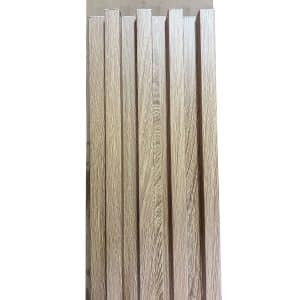Copia - Pack X20 Wpc Simil Madera Panel Lambrin 290x16 cm Duo Negro/Marron claro MMC90