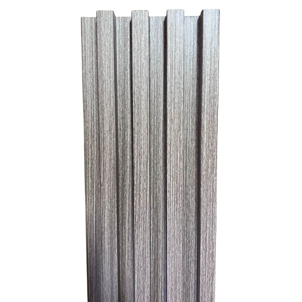 Copia - Pack X20 Wpc Simil Madera Panel Lambrin 290x16 cm Duo Negro/Marron claro MMC90