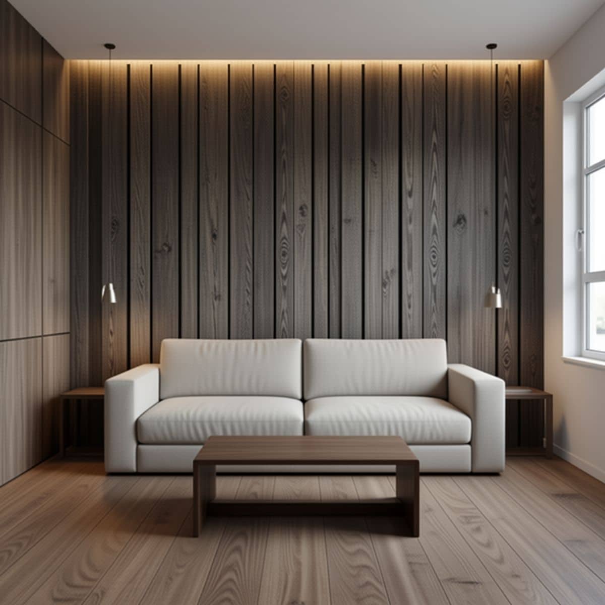 Copia - Pack X30 Wpc Simil Madera Panel Lambrin 290x16 DUO Negro/Marron Claro MMC90