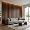 Copia - Pack X30 Wpc Simil Madera Panel Lambrin 290x16 DUO Negro/Marron Claro MMC90