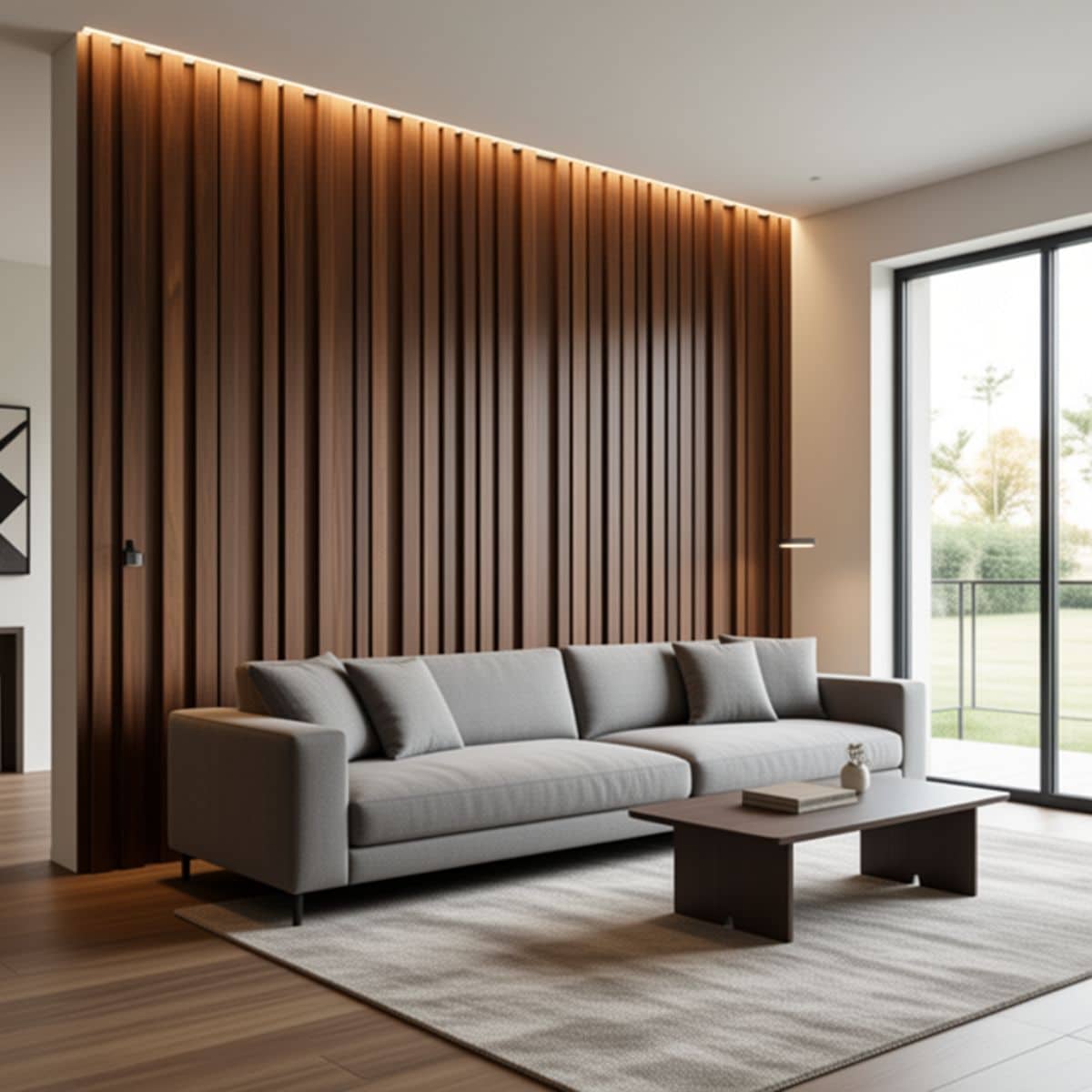 Copia - Pack X30 Wpc Simil Madera Panel Lambrin 290x16 DUO Negro/Marron Claro MMC90