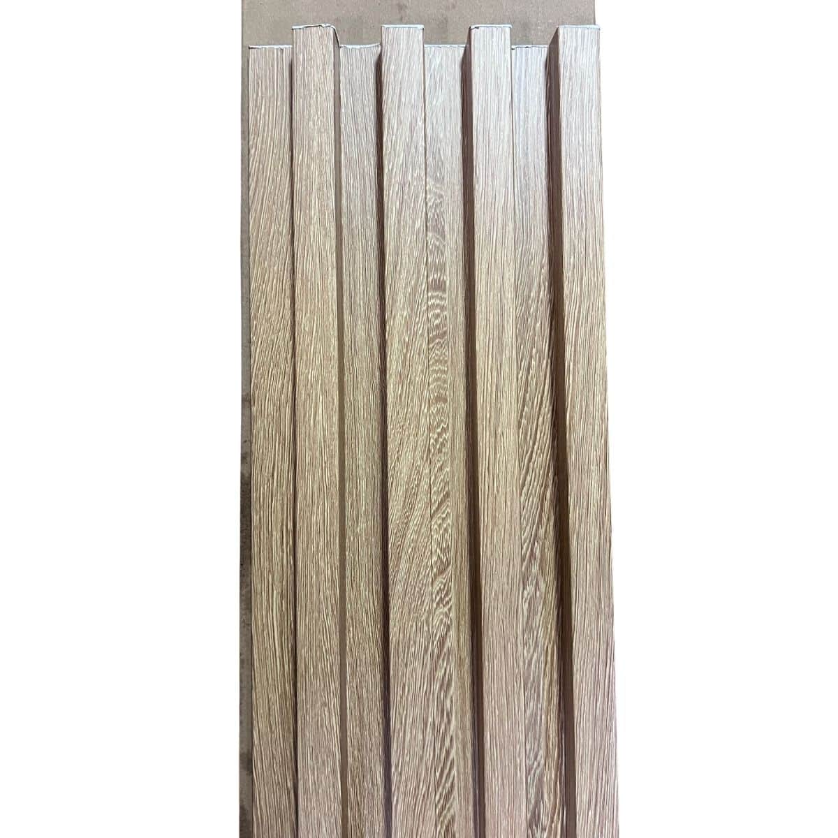 Copia - Pack X50 Wpc Simil Madera Panel Lambrin 290x16 cm Duo Marron Claro MMC90