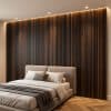 Copia - Pack X50 Wpc Simil Madera Panel Lambrin 290x16 cm Duo Marron Claro MMC90