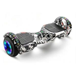 Copia - Patineta Eléctrica Hoverboard Bluetooth c/Rodilleras - Blanco