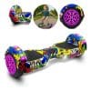 Copia - Patineta Eléctrica Hoverboard Bluetooth c/Rodilleras - Blanco